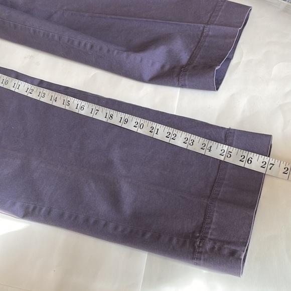 S-1. 24 Womens Lavander Purple Mid-Rise Casual Office Trouser pants size 12 - Picture 6 of 8